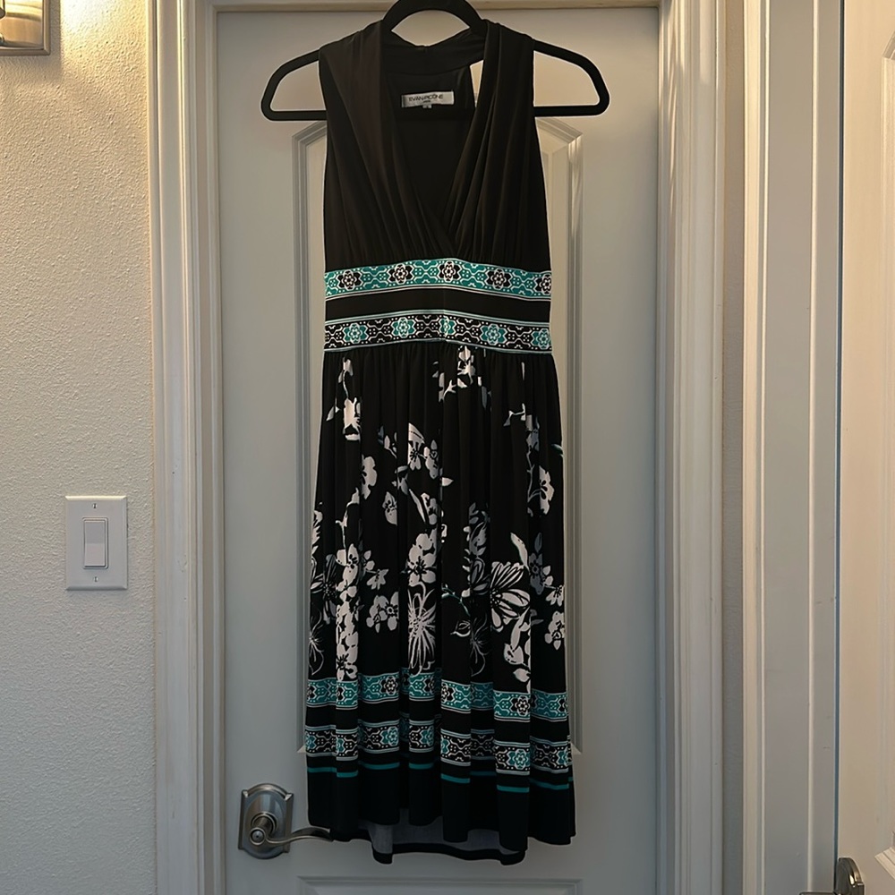 Black Tropical Dress